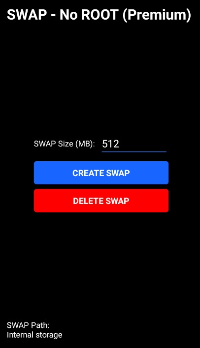 SWAP - No ROOT