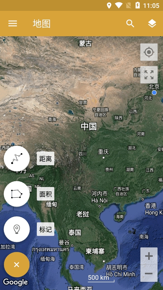 GPS面积距离测量