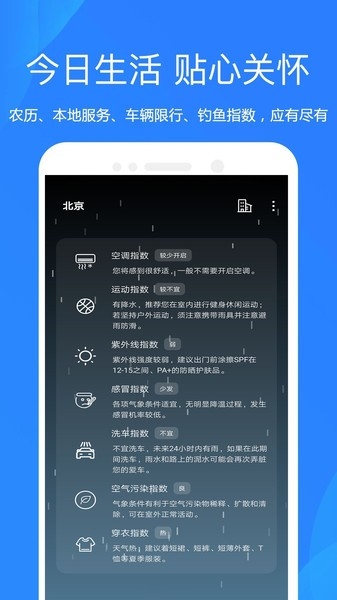 时时天气预报
