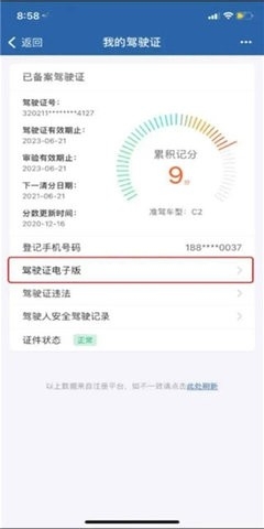 电子驾驶证APP