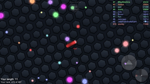 蛇蛇大作战原版(slither.io)
