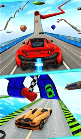坡道车跳跃
