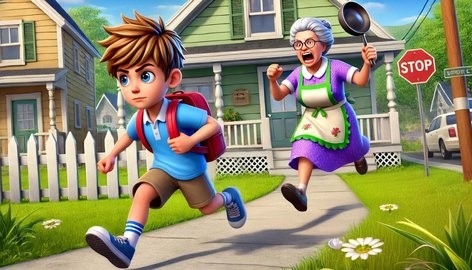 顽皮小学生逃生屋