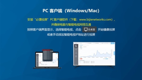 必捷投屏TV