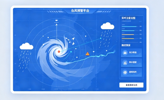 观测台风的软件