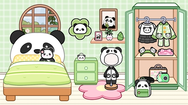 优优的娃娃装扮小屋