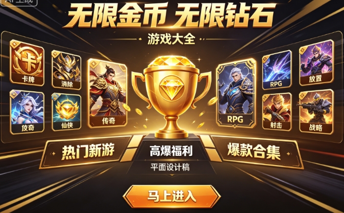 无限金币无限钻石游戏大全
